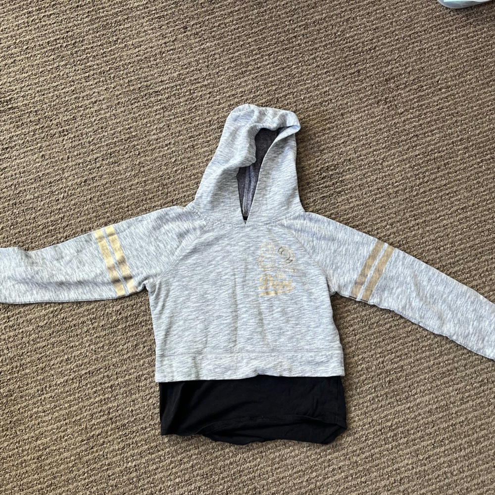Girls hoodie/shirt mix. Size 10-12 L/G.